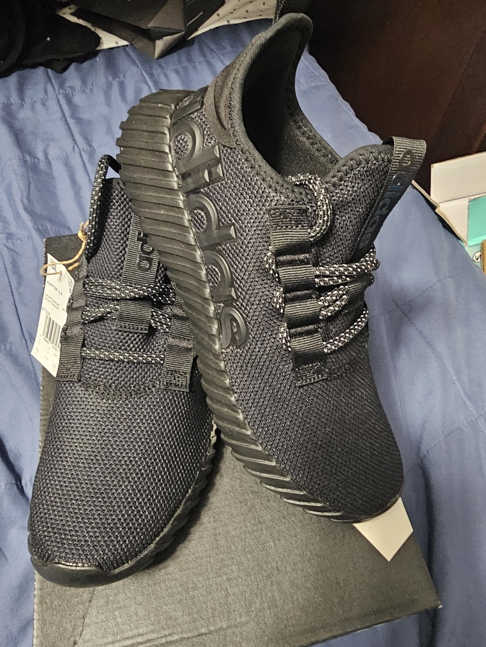 adidas men Kaptir 3.0 Shoes Size 7.5 - Picture 3 of 11